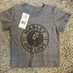 Bob Marley One Love Gray Kids T-Shirt